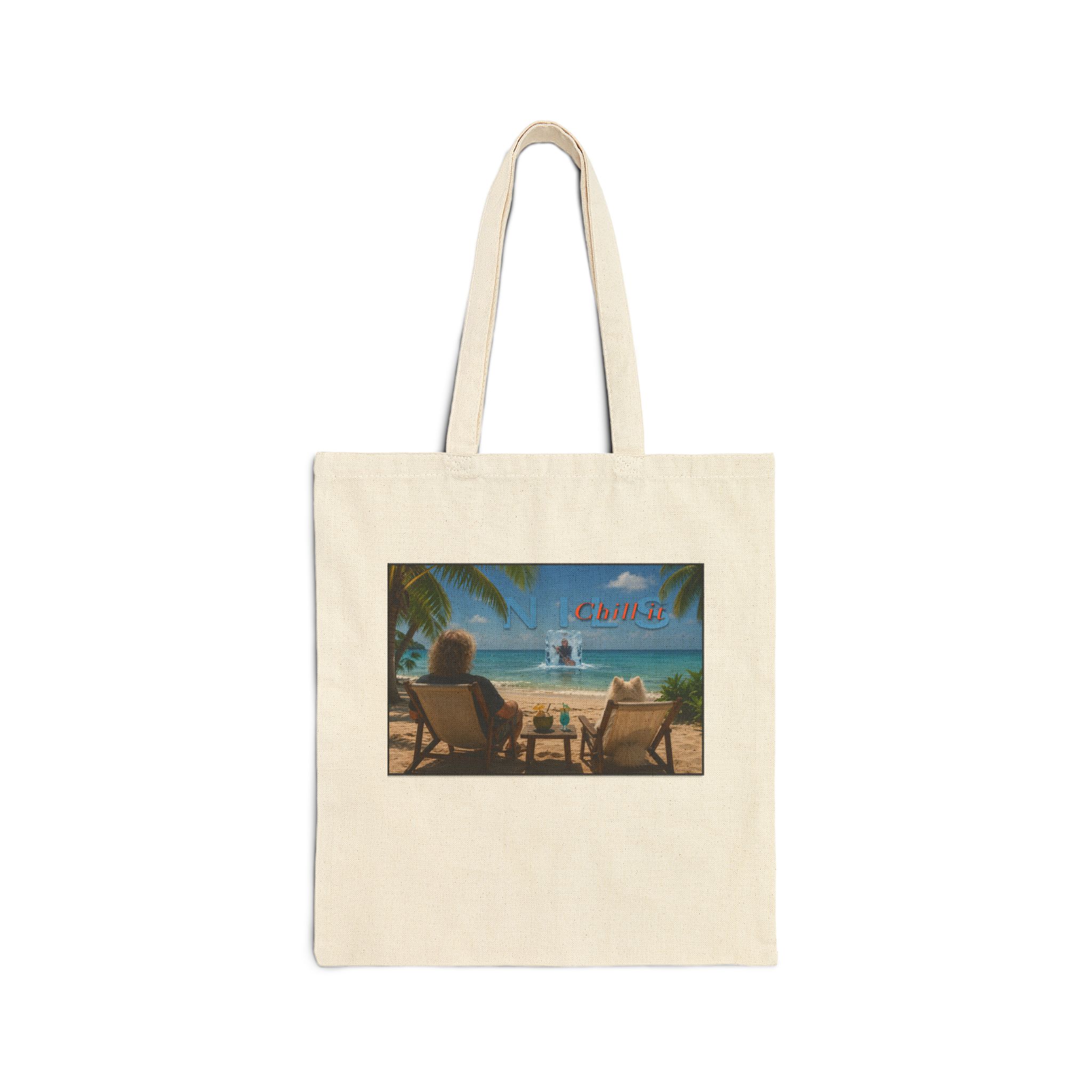 Nils Chill it. Cotton Canvas Tote Bag