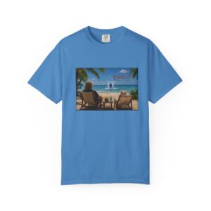 Nils Chill it T-shirt | Tropical Vacation Scene, Palm Trees, Ocean